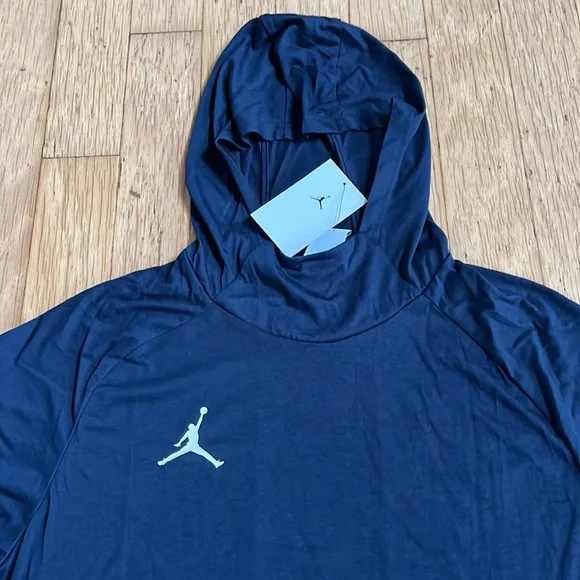 Jordan Team 23 Alpha L/S Hooded Top Navy - Picture 4 of 10
